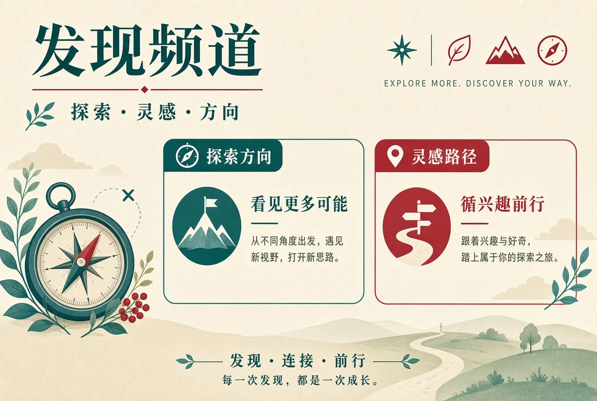 发现频道与跨栏目阅读入口配图